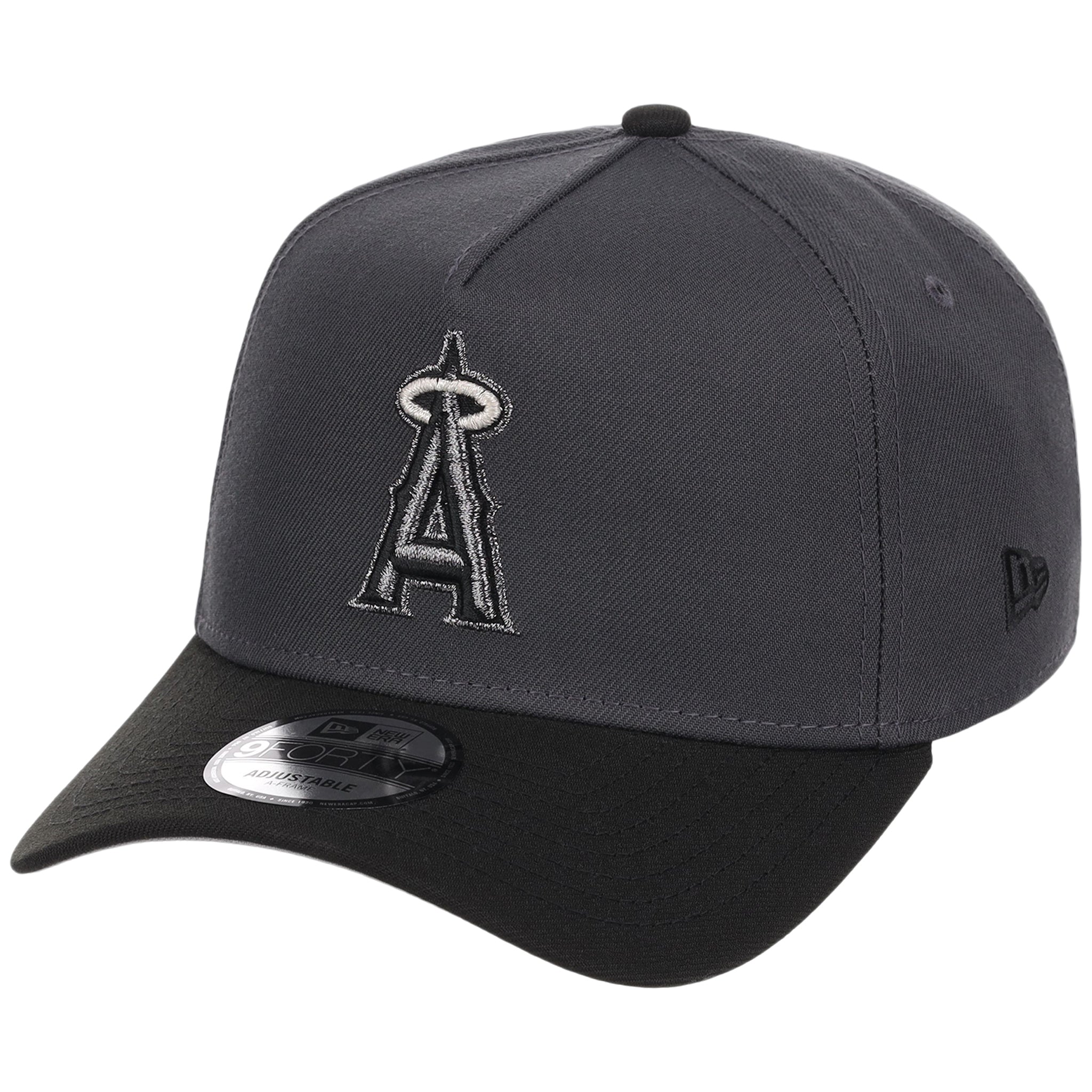 Anaheim Angels MLB Graphite x Black FASHION CORE New Era 9FORTY A-Frame