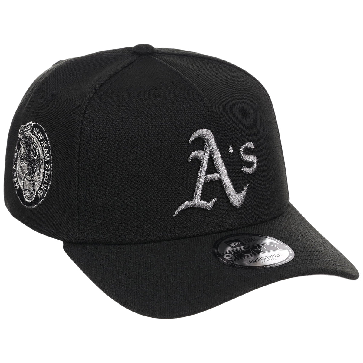 Oakland Athletics MLB Liquid Titanium New Era 9FORTY A-Frame