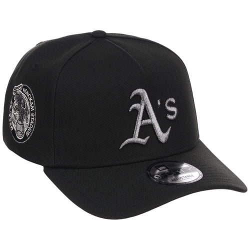 Oakland Athletics MLB Liquid Titanium New Era 9FORTY A-Frame