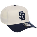 San Diego Padres MLB Chrome x Navy FASHION CORE New Era 9FORTY A-Frame
