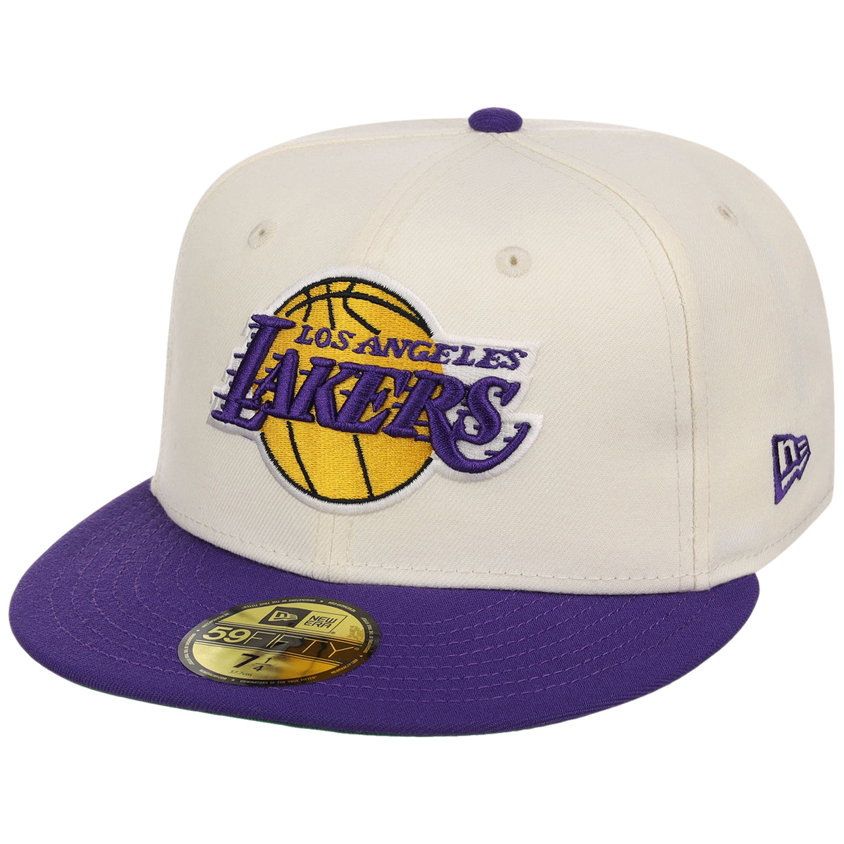 Los Angeles Lakers NBA Chrome OTC New Era 59FIFTY (Chrome/Purple)