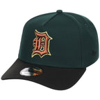 Detroit Tigers MLB Dark Green x Black FASHION CORE New Era 9FORTY A-Frame