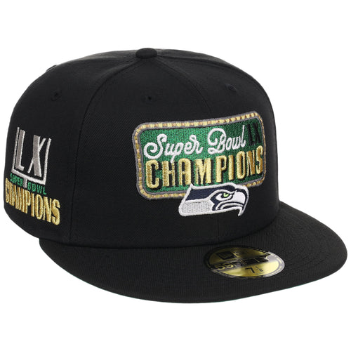 Seattle Seahawks Seattle Variety Pack New Era 59FIFTY (Black/Black)