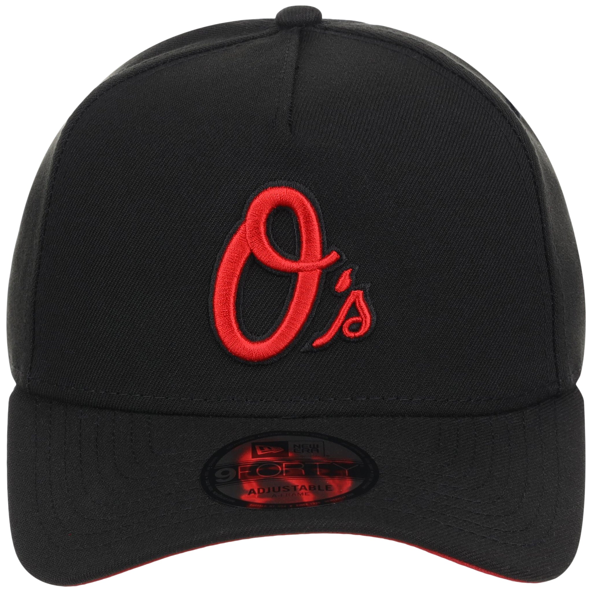 Baltimore Orioles MLB Black x Red FASHION CORE New Era 9FORTY A-Frame