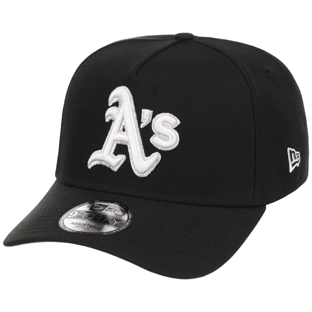 Oakland Athletics MLB Black x White FASHION CORE New Era 9FORTY A-Frame
