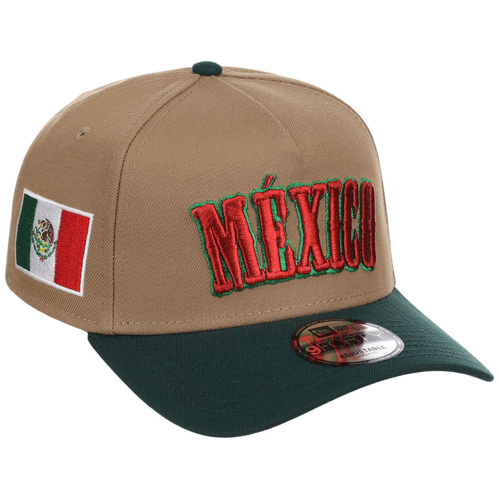 Mexico Independence Day - Crown the Country New Era 9FORTY (Khaki/Dark Green)
