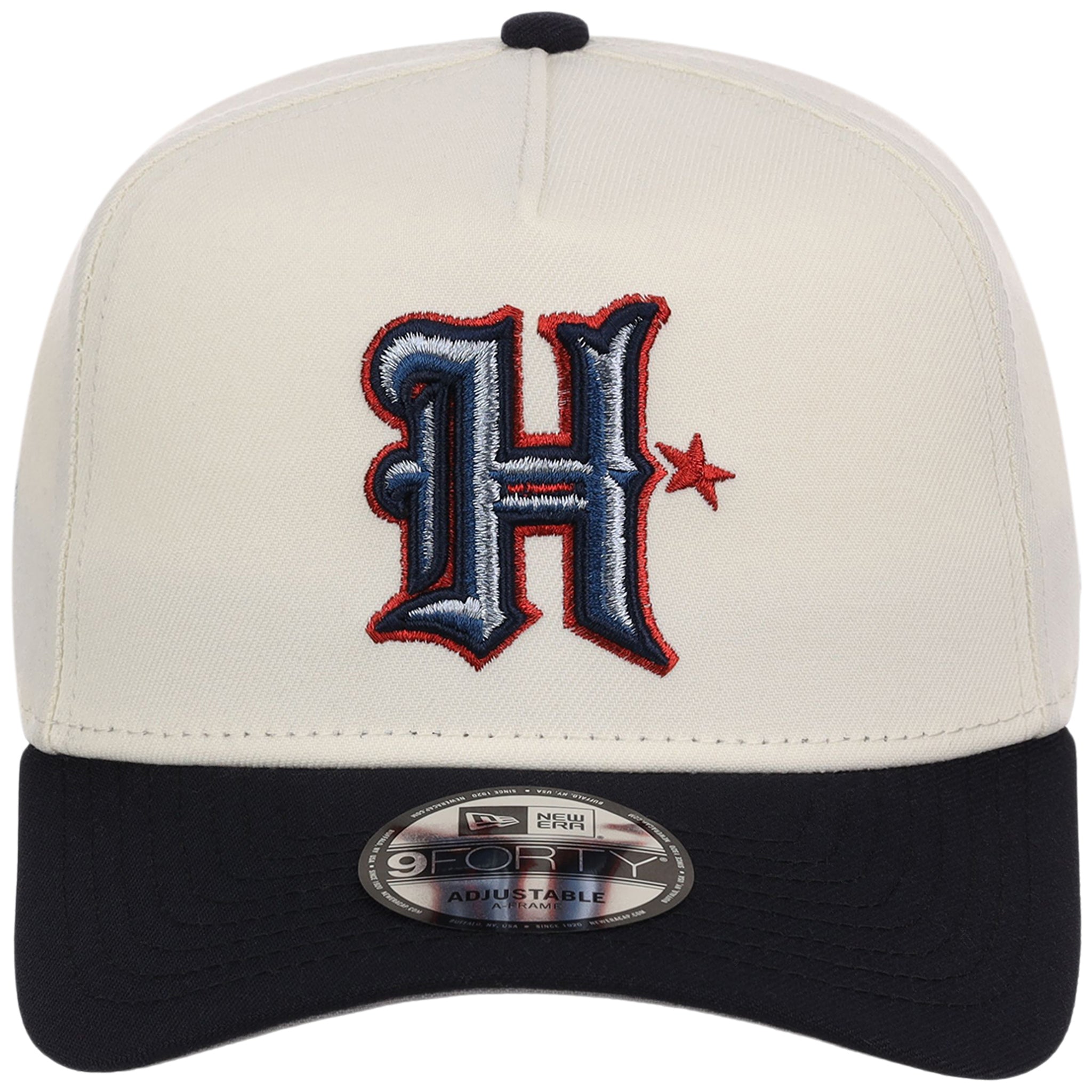 Houston Texans 'H' (Chrome/Navy) Houston Crown the City New Era 9FORTY A-Frame