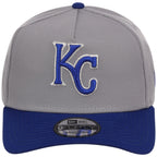 Kansas City Royals MLB Gray OTC FASHION CORE New Era 9FORTY A-Frame