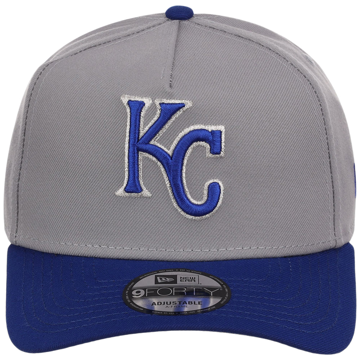 Kansas City Royals MLB Gray OTC FASHION CORE New Era 9FORTY A-Frame
