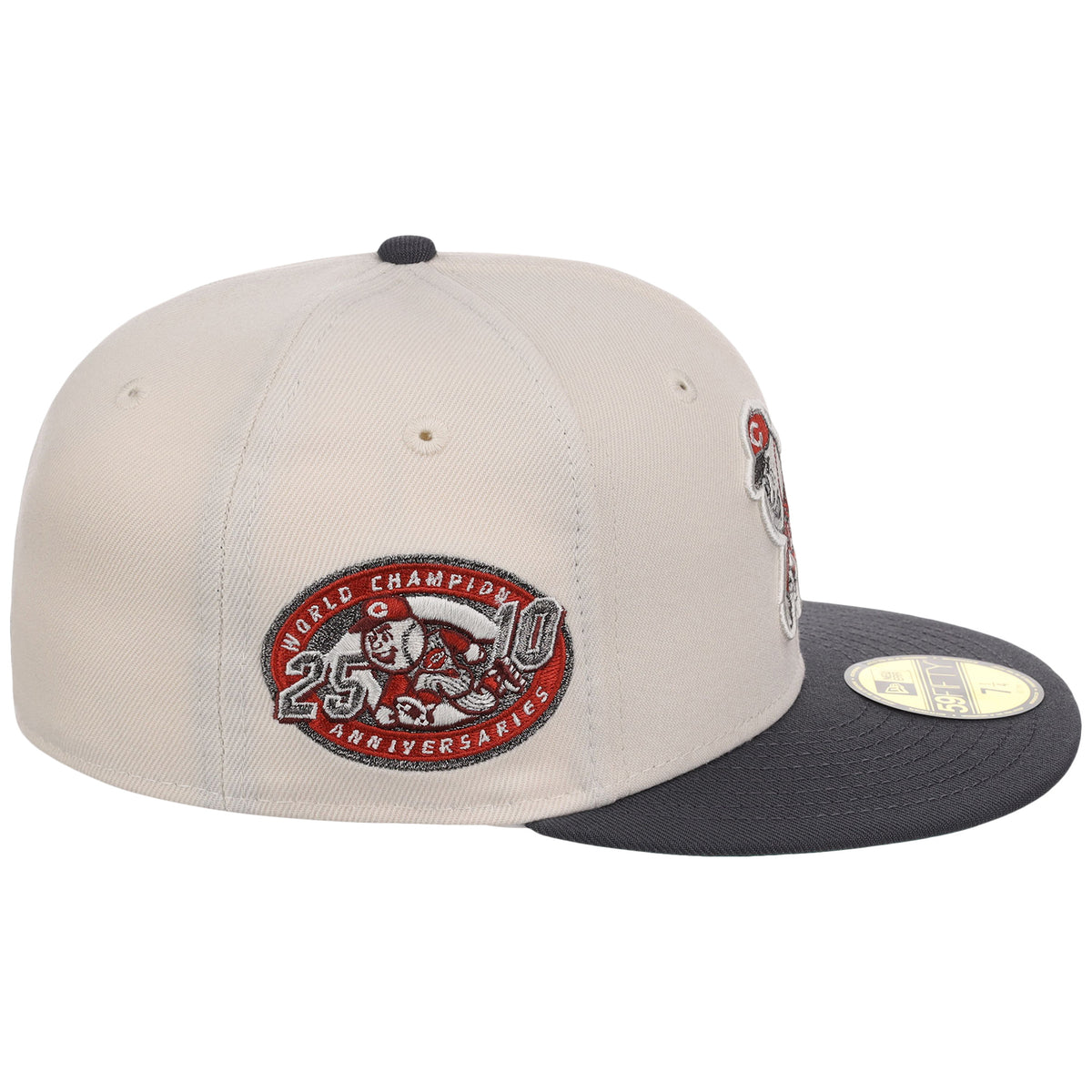 Cincinnati Reds MLB Cream x Graphite New Era 59FIFTY – 3