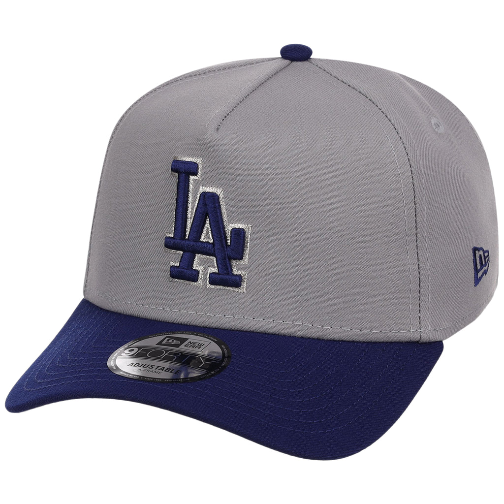 Los Angeles Dodgers MLB Gray OTC FASHION CORE New Era 9FORTY A-Frame