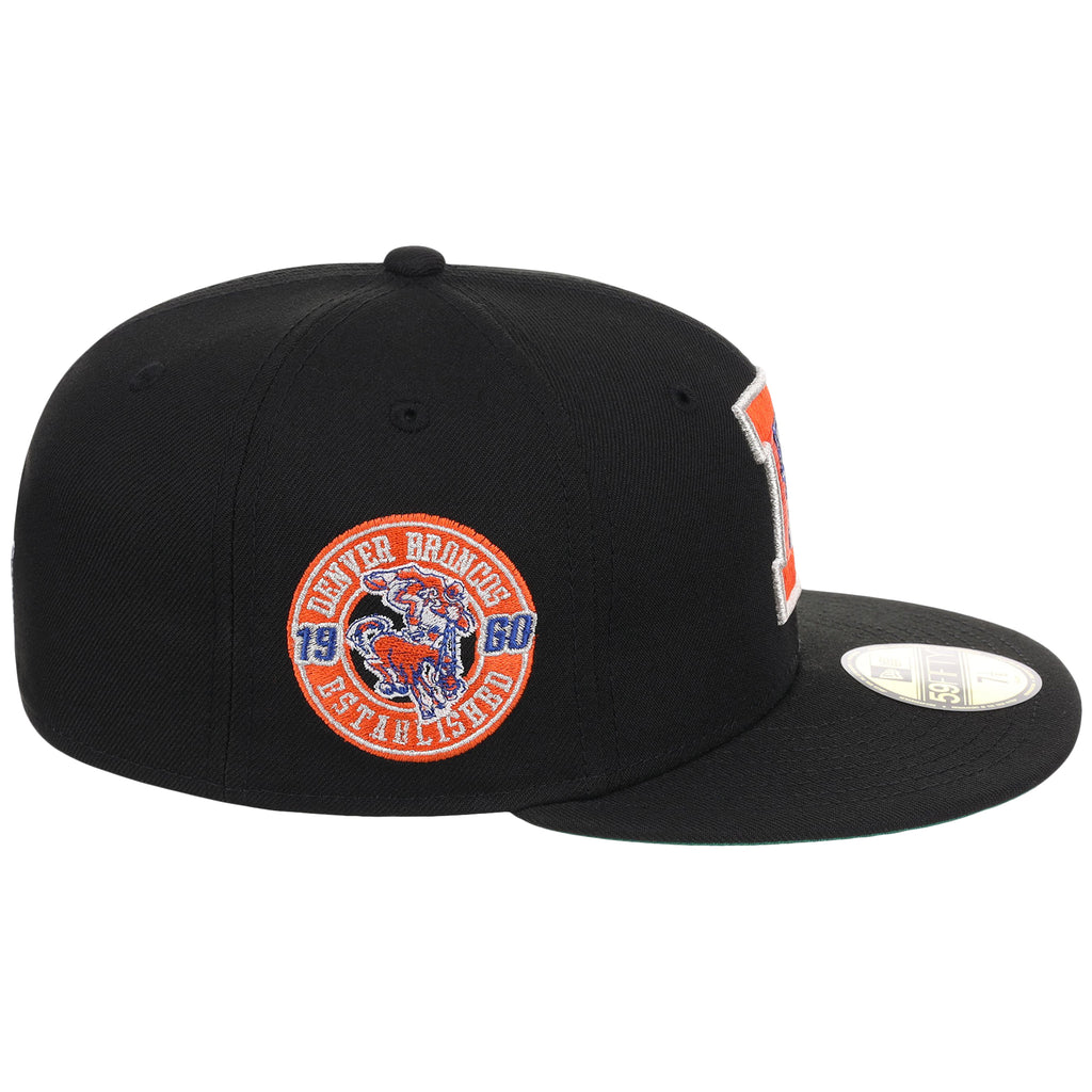 Denver Broncos NFL Black Dome New Era 59FIFTY