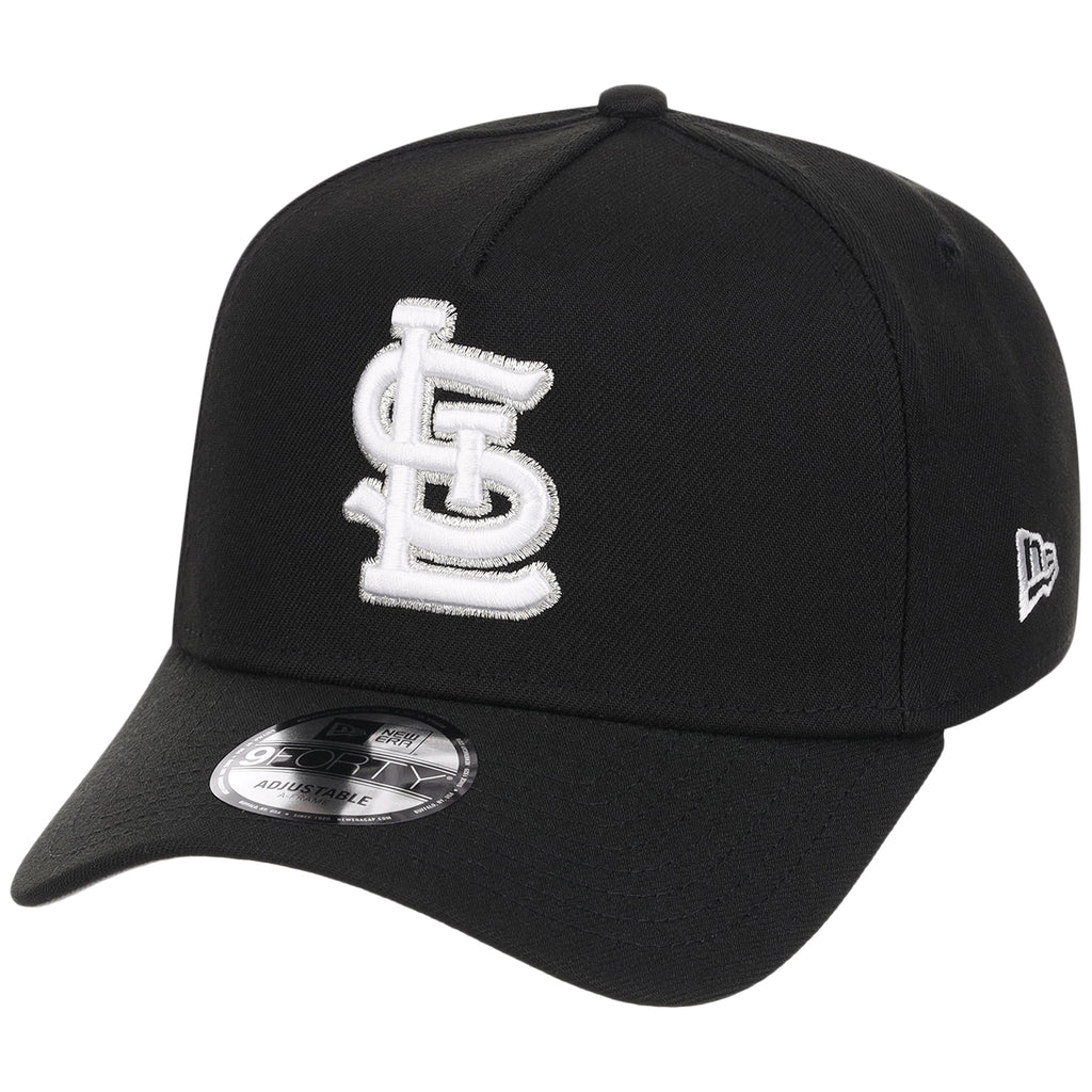 St. Louis Cardinals MLB Black x White FASHION CORE New Era 9FORTY A-Frame