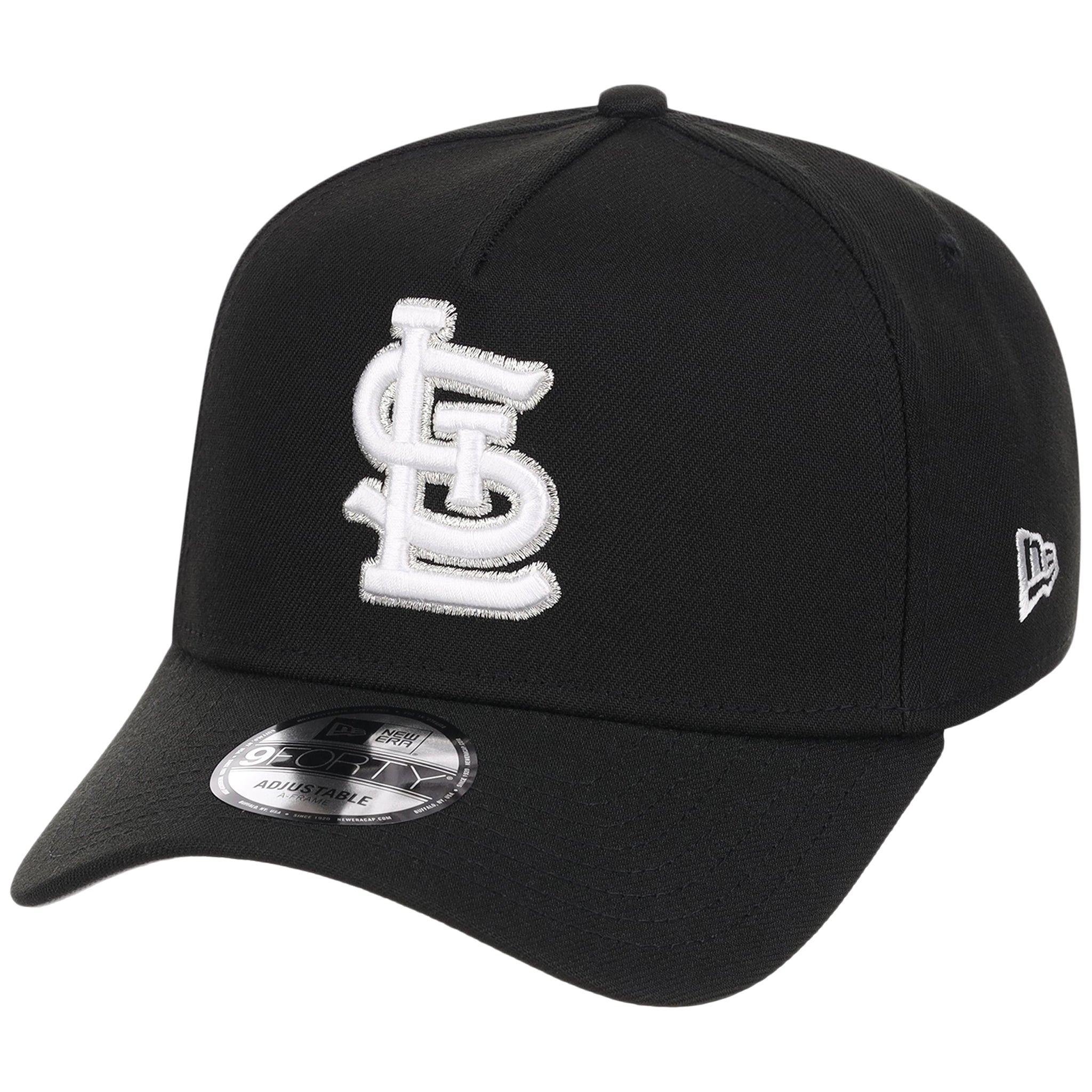 St. Louis Cardinals MLB Black x White FASHION CORE New Era 9FORTY A-Frame