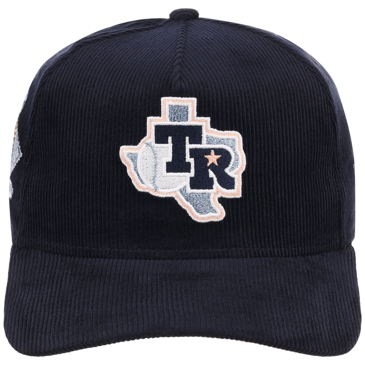 Texas Rangers MLB Peach Ice Navy Cord New Era 9FORTY A-Frame – 5