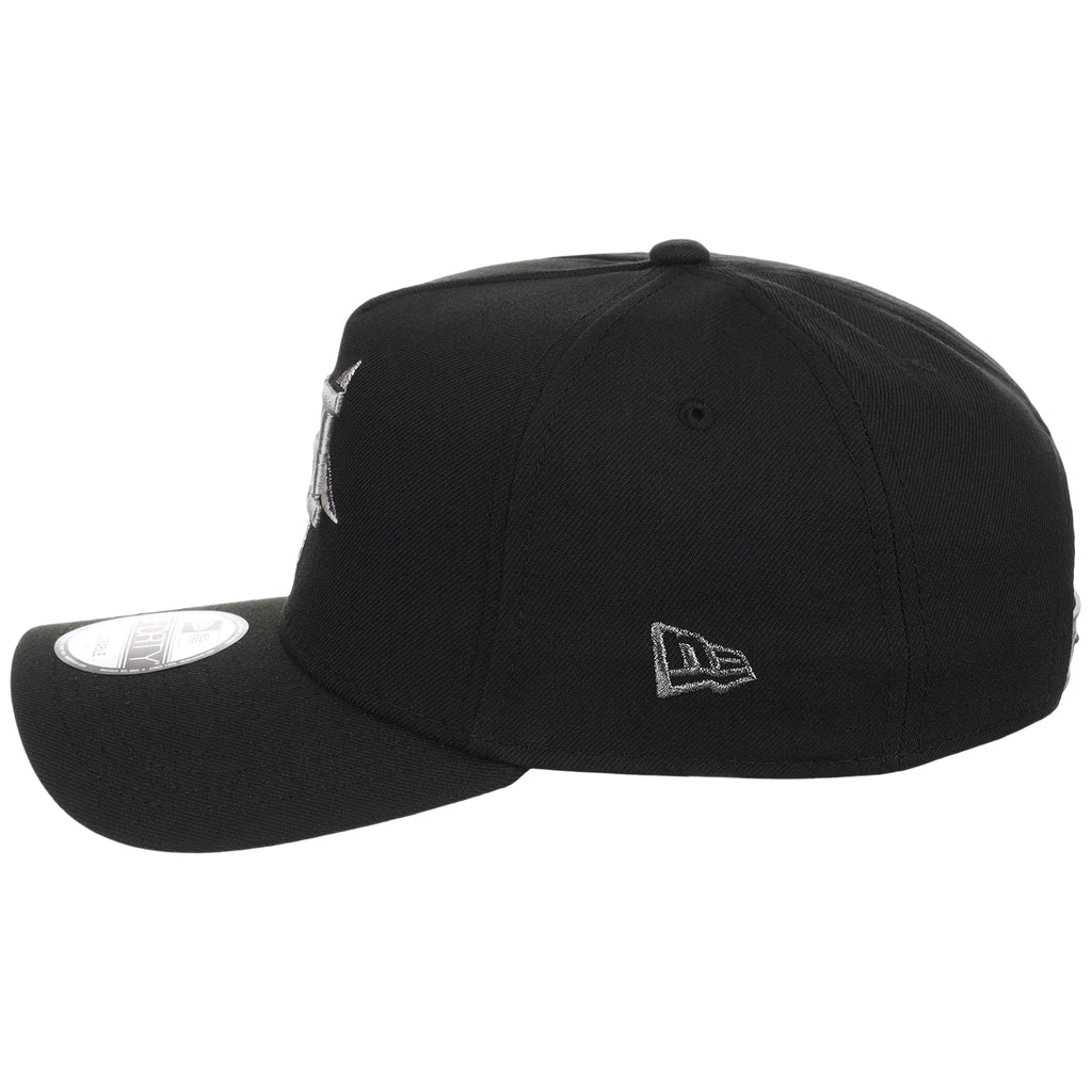 Houston Astros MLB Flipmode 2.0 Liquid Titanium New Era 9FORTY A-Frame (Black/Black/Gray)