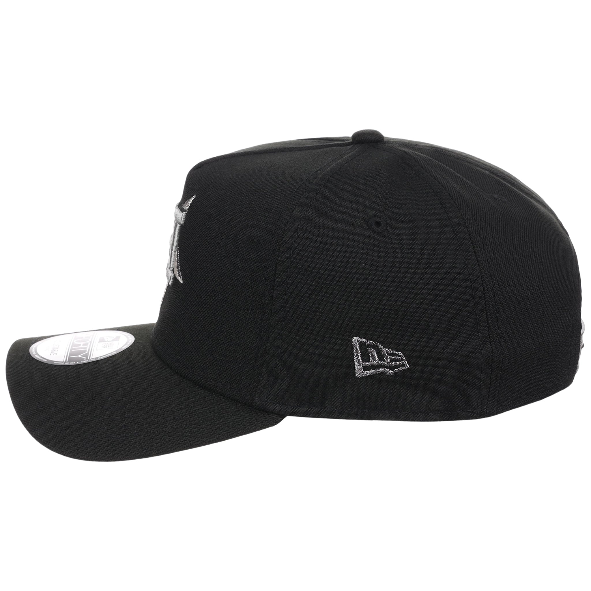 Houston Astros MLB Flipmode 2.0 Liquid Titanium New Era 9FORTY A-Frame (Black/Black/Gray)