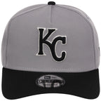 Kansas City Royals MLB Gray x Black FASHION CORE New Era 9FORTY A-Frame