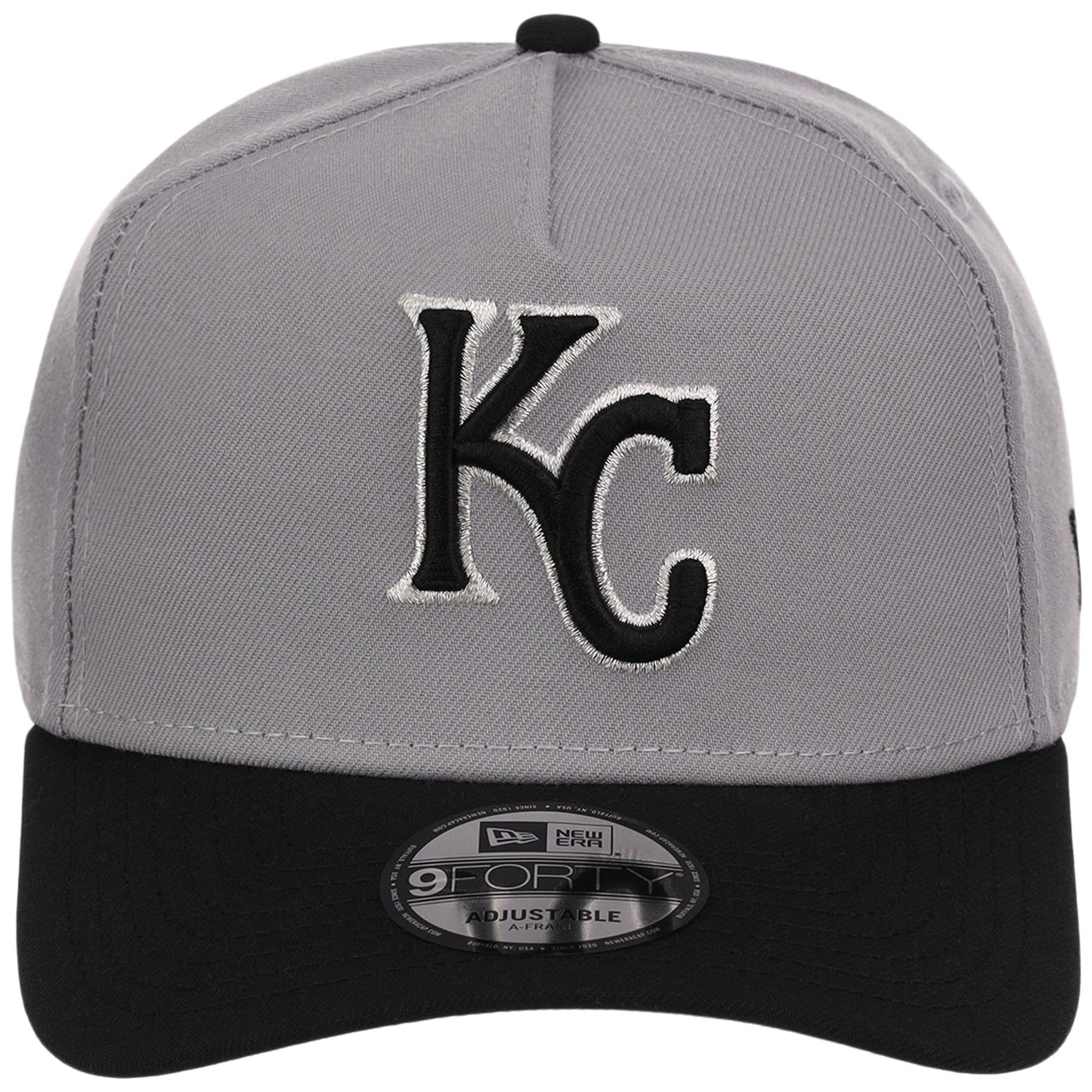 Kansas City Royals MLB Gray x Black FASHION CORE New Era 9FORTY A-Frame