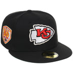 Kansas City Chiefs NFL Black Dome New Era 59FIFTY