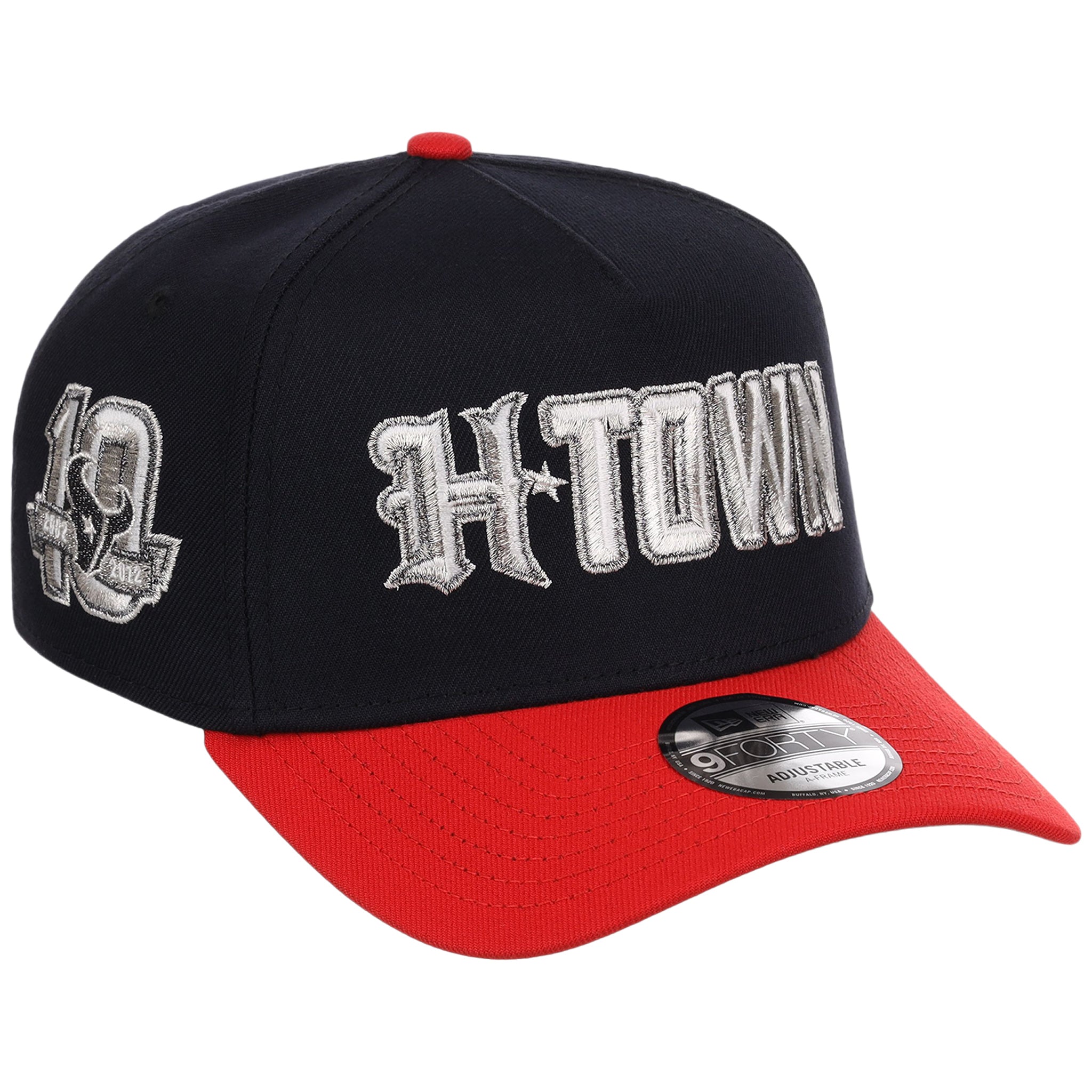 Houston Texans 'H' (Navy/Red) Houston Crown the City New Era 9FORTY A-Frame