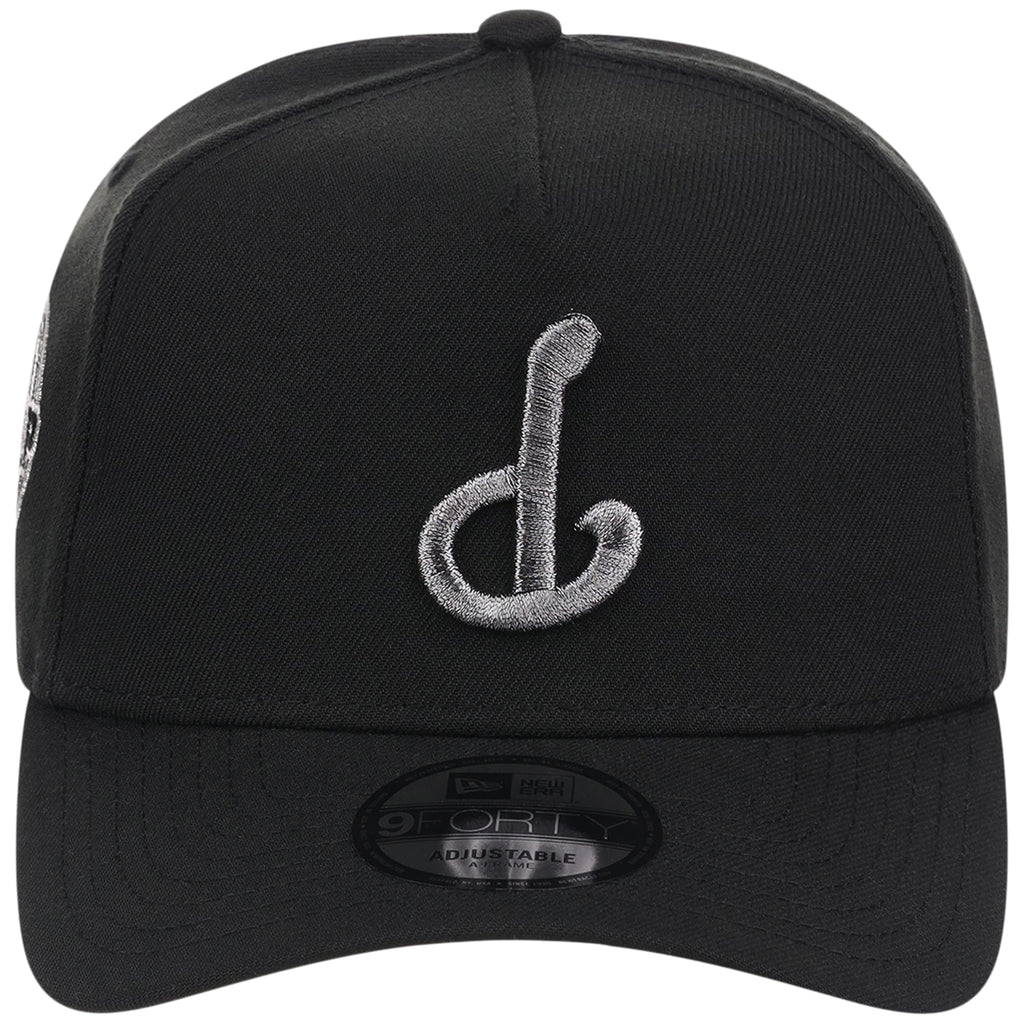 Philadelphia Phillies MLB Flipmode 2.0 Liquid Titanium New Era 9FORTY A-Frame (Black/Black/Gray)