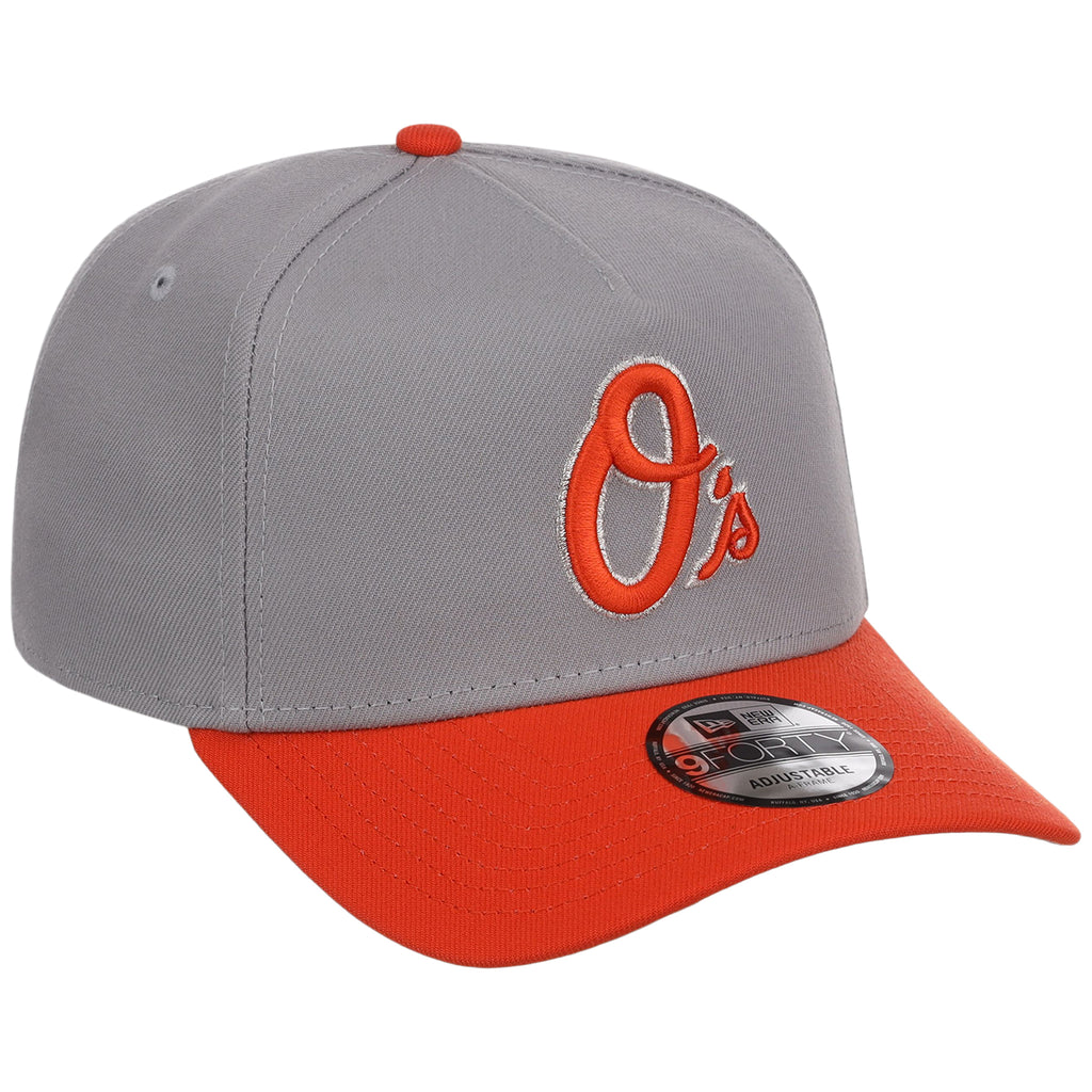 Baltimore Orioles MLB Gray OTC FASHION CORE New Era 9FORTY A-Frame