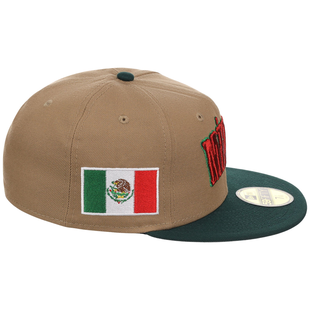 Mexico Independence Day - Crown the Country New Era 59FIFTY (Khaki/Dark Green)