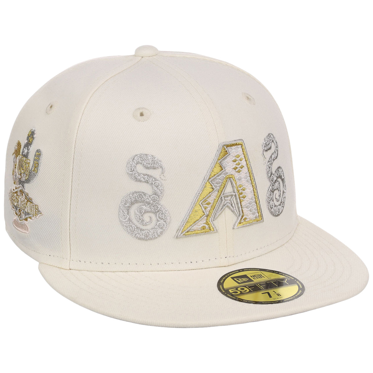 Arizona Diamondbacks Phoenix Crown the City New Era 59FIFTY (Chrome/Chrome)