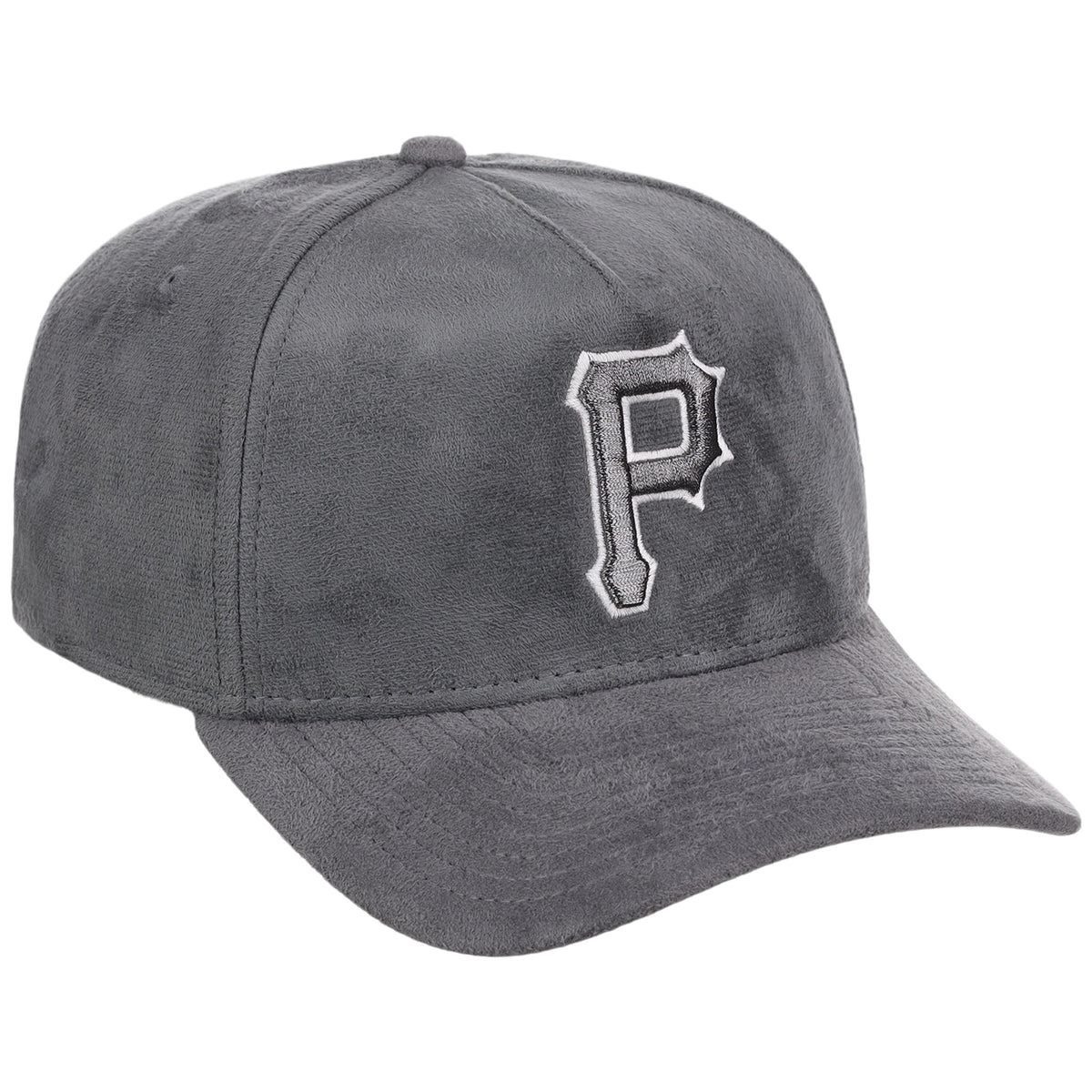 Pittsburgh Pirates MLB Gray x Suede FASHION CORE New Era 9FORTY A-Frame