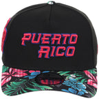 Puerto Rico Crown the Country New Era 9FORTY (Black/Floral)