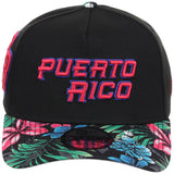 Puerto Rico Crown the Country New Era 9FORTY (Black/Floral)