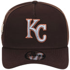 Kansas City Royals MLB Frosted Bark New Era 9FORTY A-Frame
