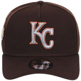 Kansas City Royals MLB Frosted Bark New Era 9FORTY A-Frame