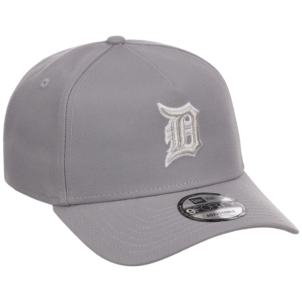 Detroit Tigers MLB Gray x White FASHION CORE New Era 9FORTY A-Frame