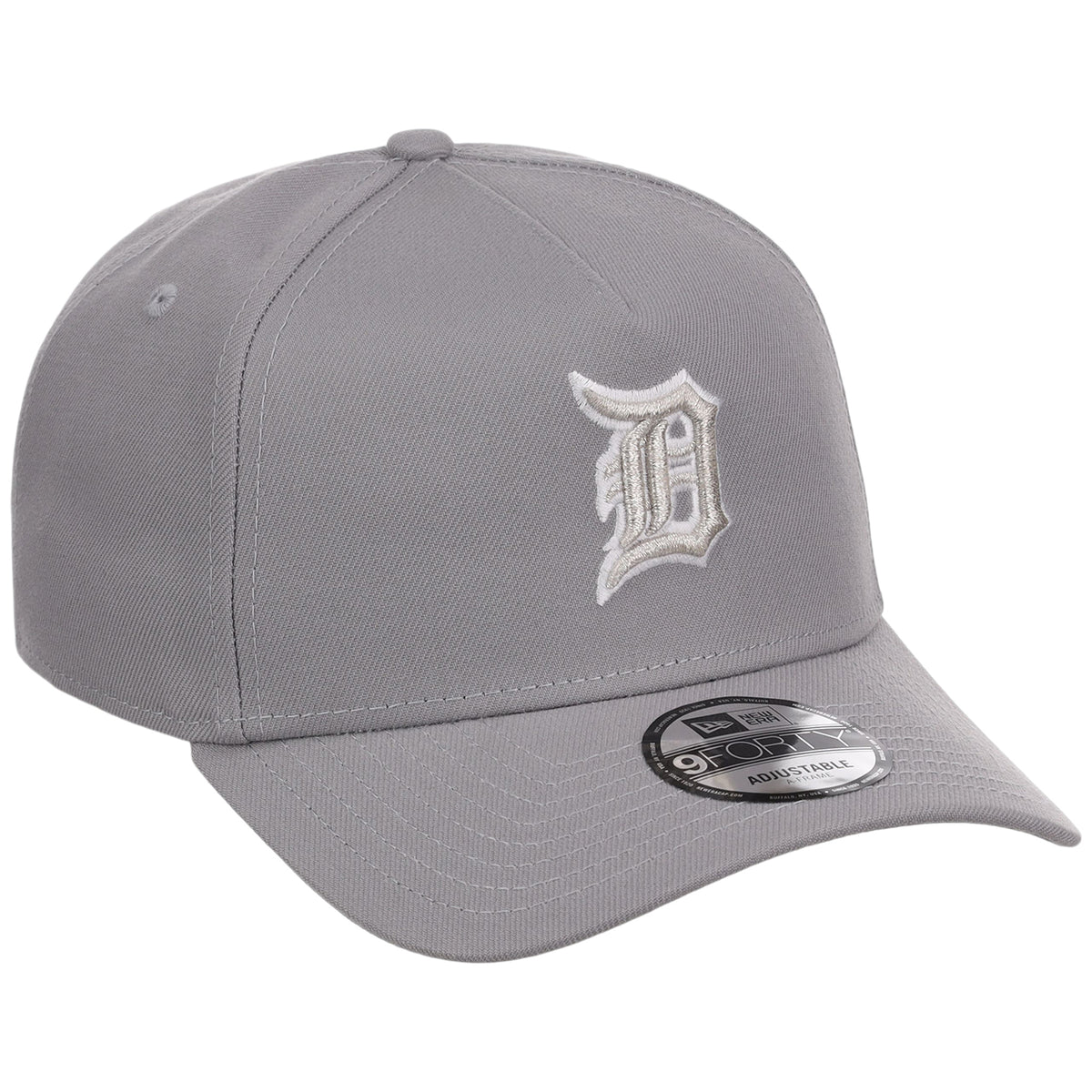 Detroit Tigers MLB Gray x White FASHION CORE New Era 9FORTY A-Frame