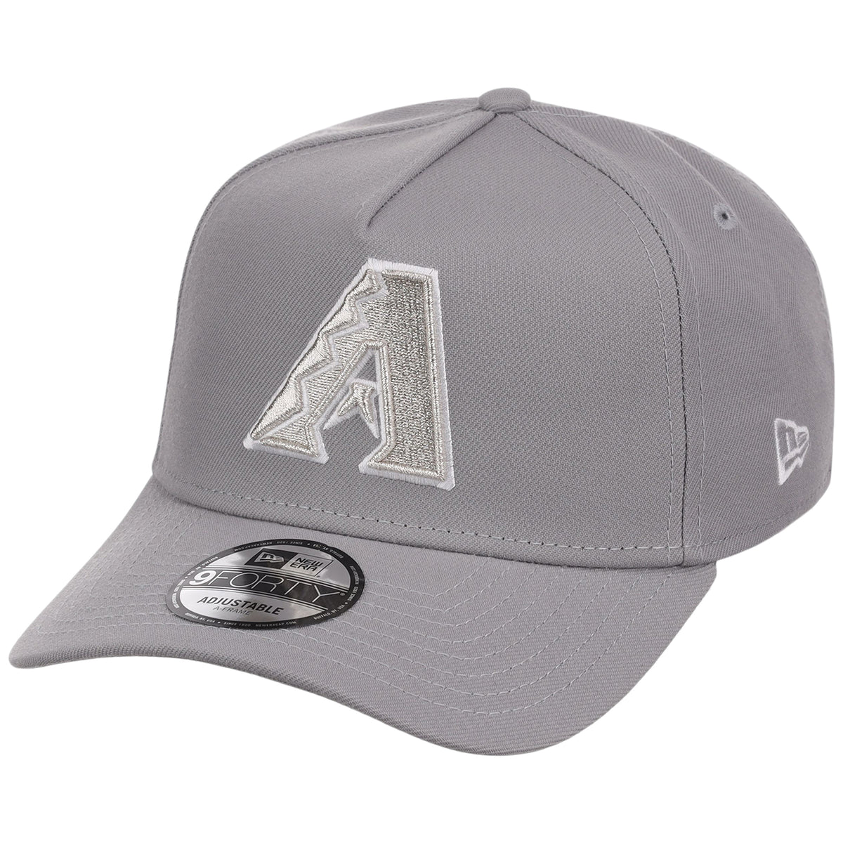 Arizona Diamondbacks MLB Gray x White FASHION CORE New Era 9FORTY A-Frame