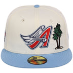Anaheim Angels Crown the City New Era 59FIFTY Palm Tree (Chrome/Sky/Gray)