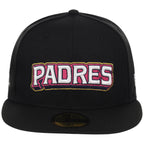 San Diego Padres MLB City Connect - Black Metallics New Era 59FIFTY