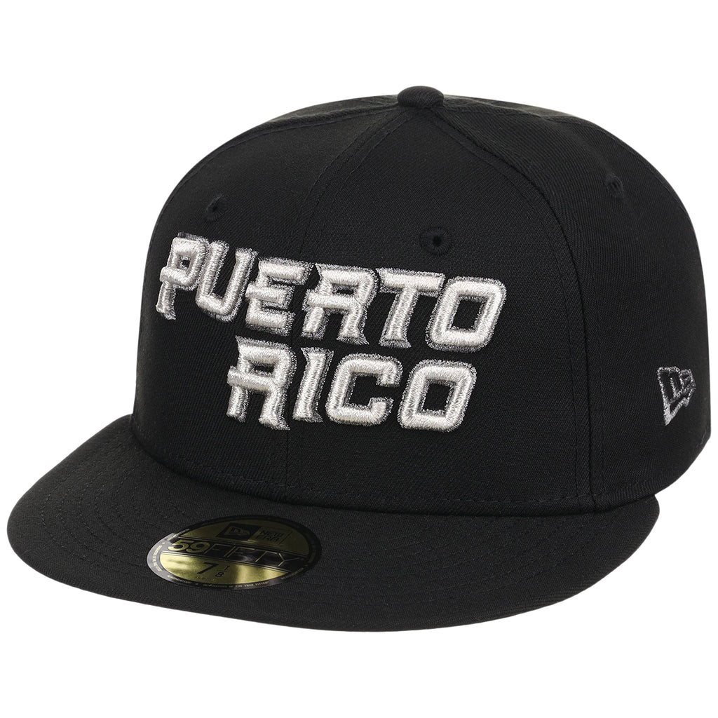 Puerto Rico Crown the Country New Era 59FIFTY (Black/Black)