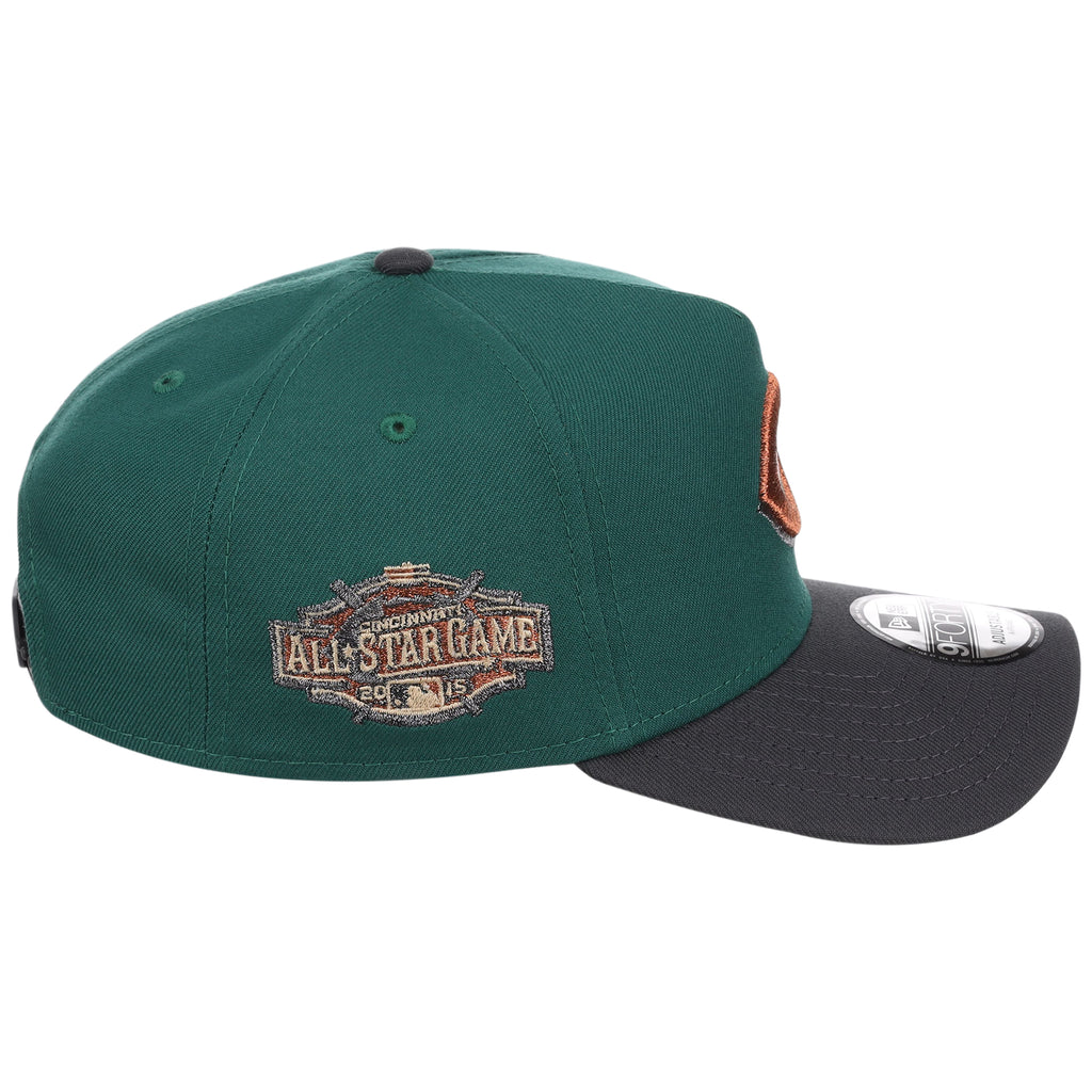 Cincinnati Reds MLB Emerald Graphite New Era 9FORTY