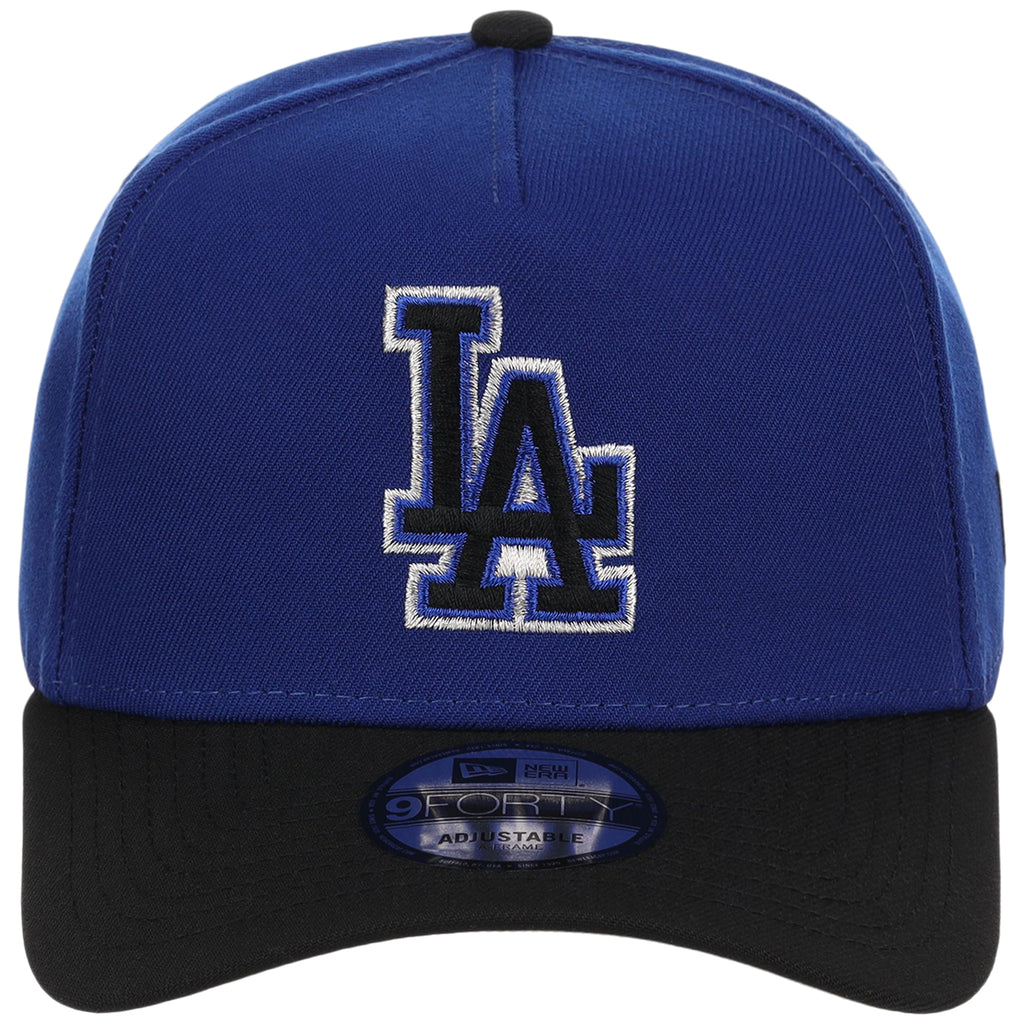Los Angeles Dodgers MLB Royal x Black FASHION CORE New Era 9FORTY A-Frame