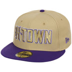 Houston Texans Side A: Track One New Era 59FIFTY (Gold/Purple)