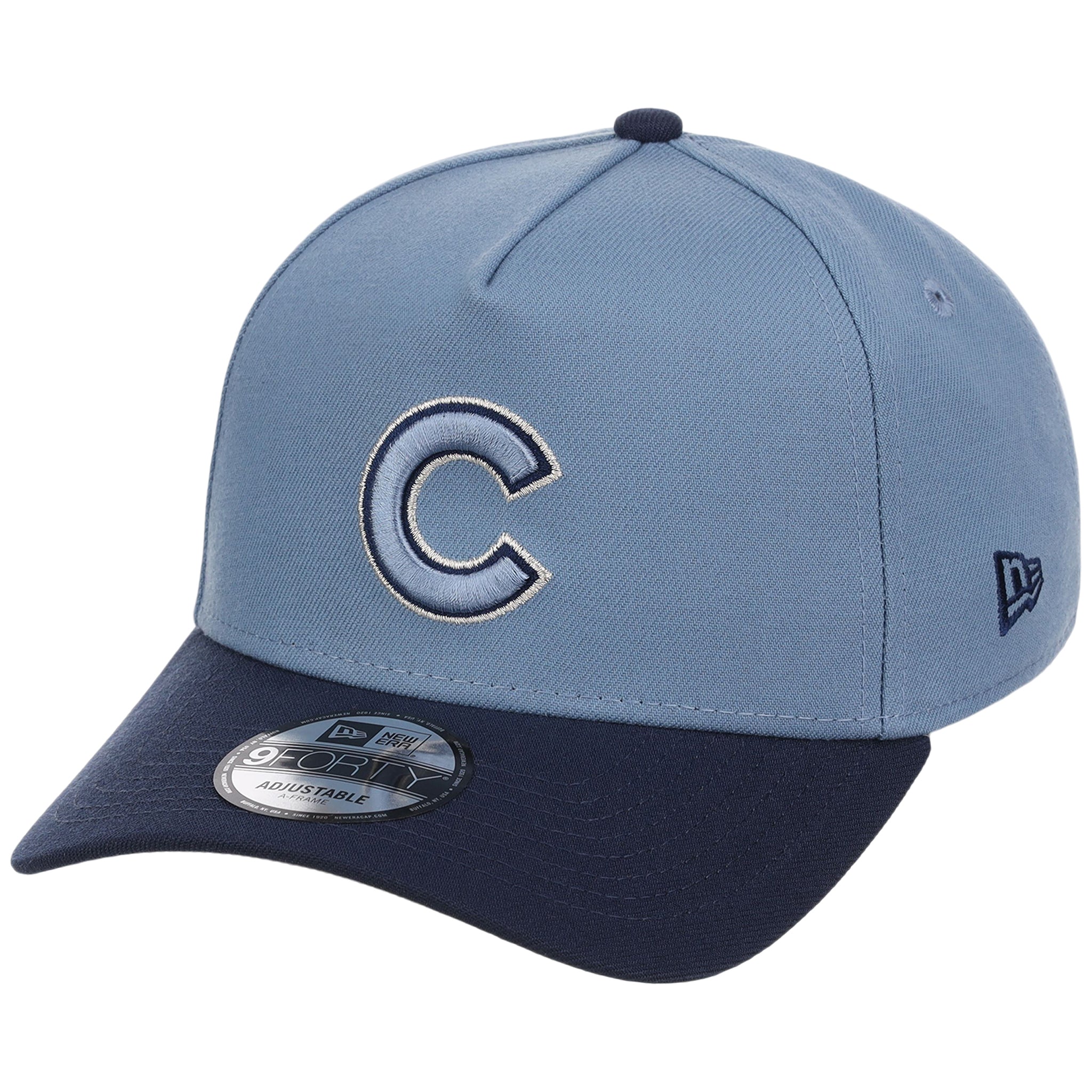 Chicago Cubs MLB Faded Blue x Navy FASHION CORE New Era 9FORTY A-Frame