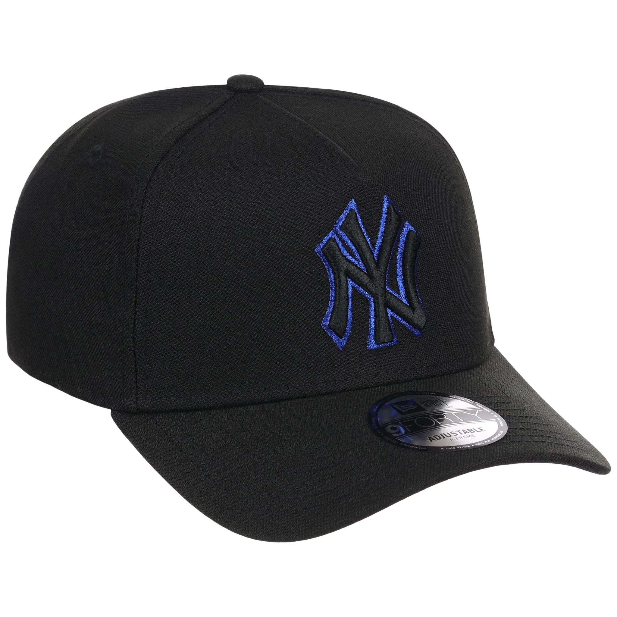 New York Yankees MLB Black x Royal FASHION CORE New Era 9FORTY A-Frame