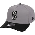 Seattle Mariners MLB Gray x Black FASHION CORE New Era 9FORTY A-Frame