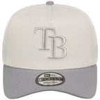 Tampa Bay Rays MLB Chrome x Gray FASHION CORE New Era 9FORTY A-Frame