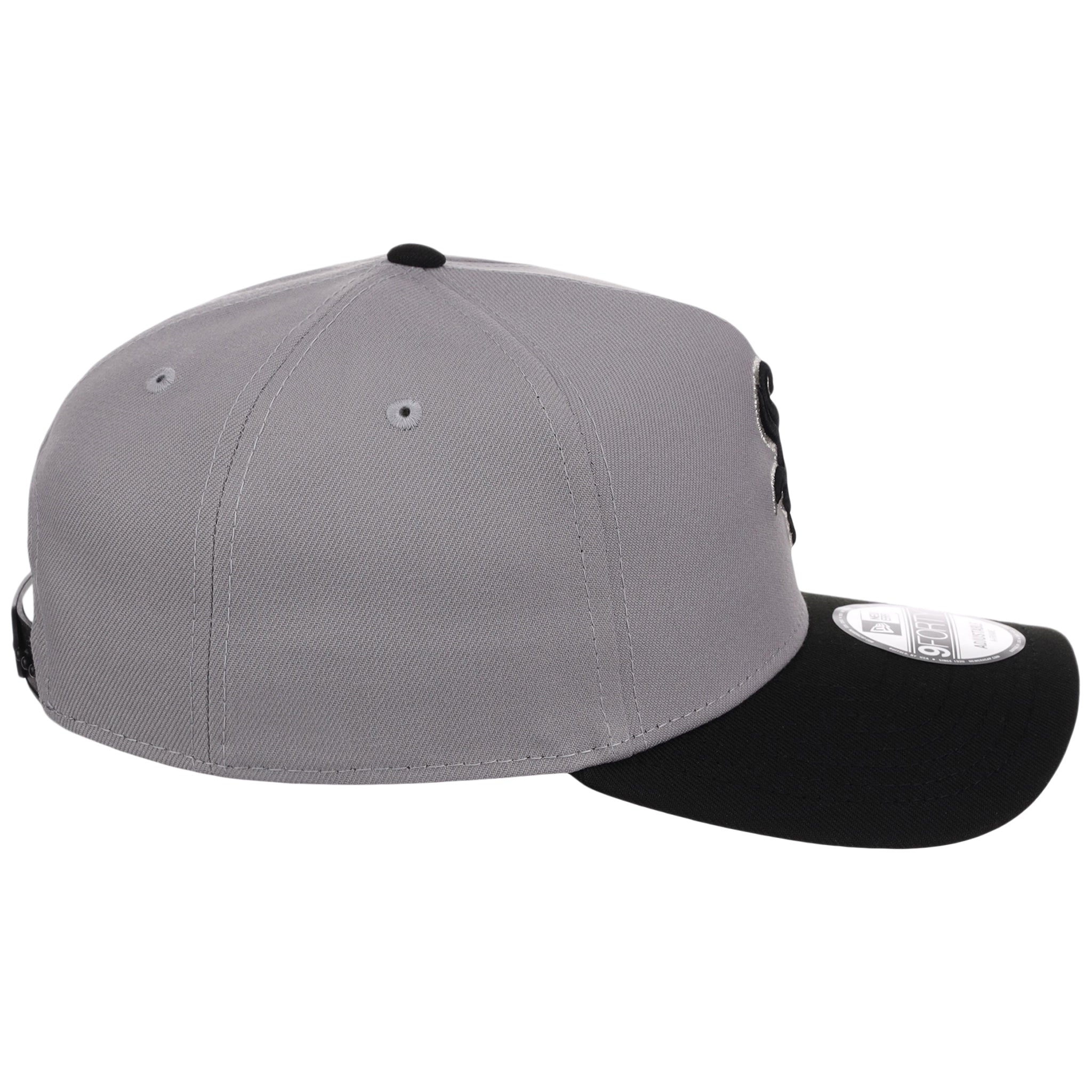 Chicago White Sox MLB Gray x Black FASHION CORE New Era 9FORTY A-Frame