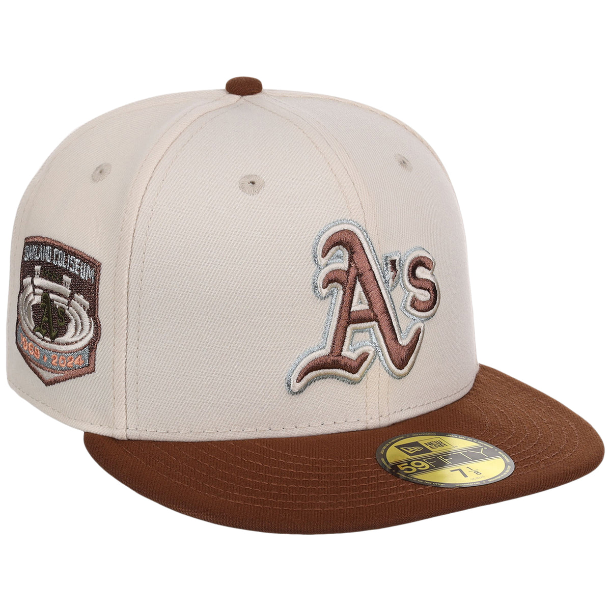 Oakland Athletics MLB Auburn Cream New Era 59FIFTY