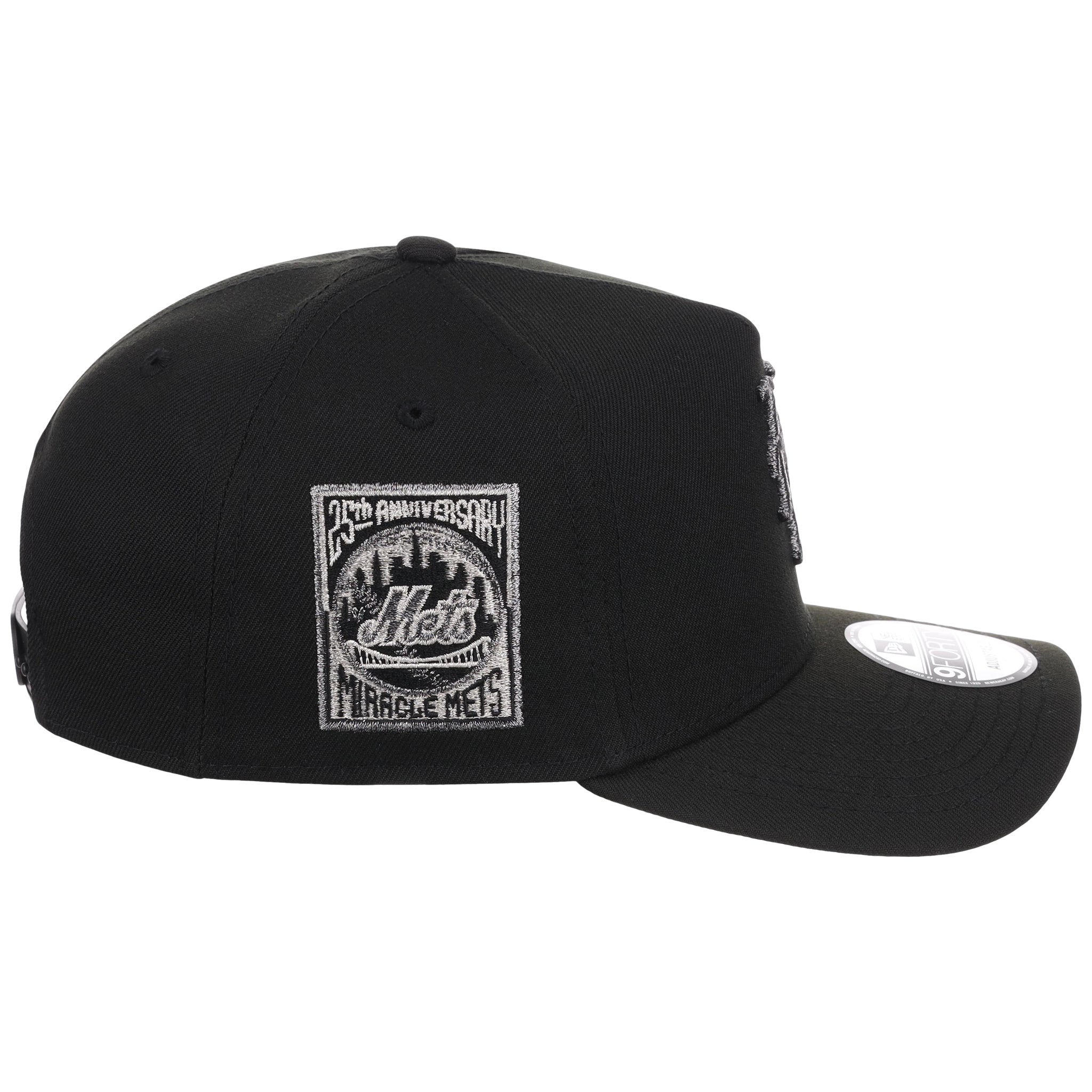 New York Mets MLB Liquid Titanium New Era 9FORTY A-Frame
